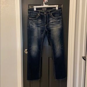 Men’s Buckle Salvage Mayhem dark-wash jeans